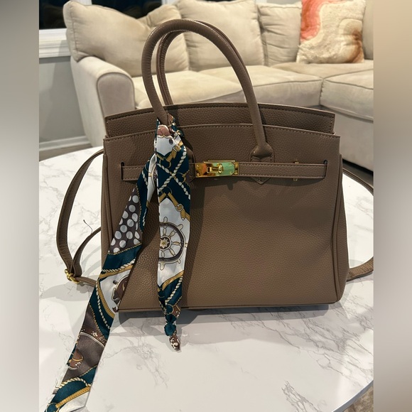 bestspr Handbags - Elegant Tan Shoulder Bag